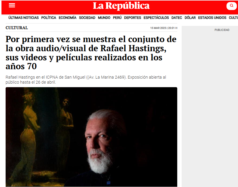 Rafael Hastings - La República